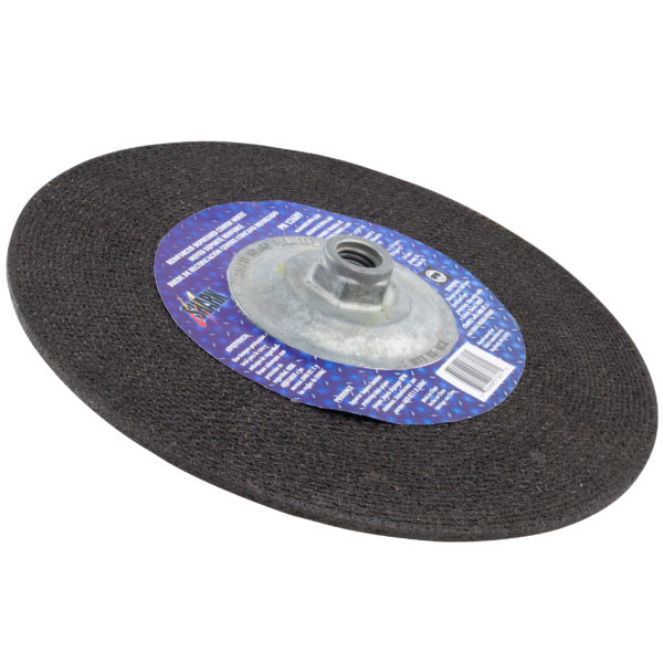 Shark Industries - 9″ Type 27 Aluminum Oxide Grinding Wheel – 1/8″ x 5/8″-11, 24 Grit