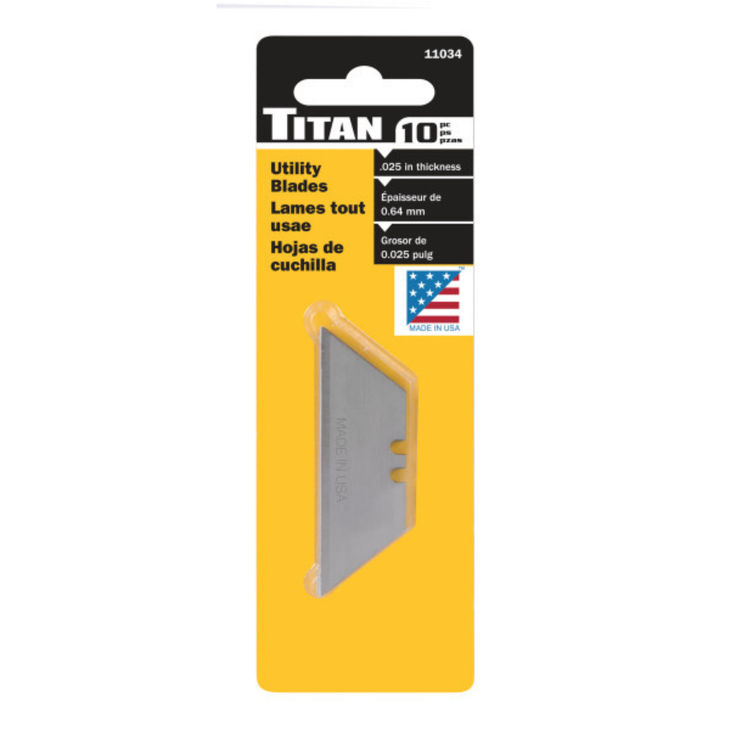 10 pc. Heavy-Duty Utility Knife Blades (11034)