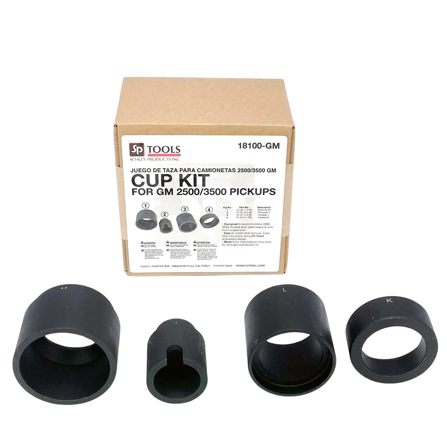 Schley Tools - GM CUP KIT (UPGRADE KIT FOR 18100)