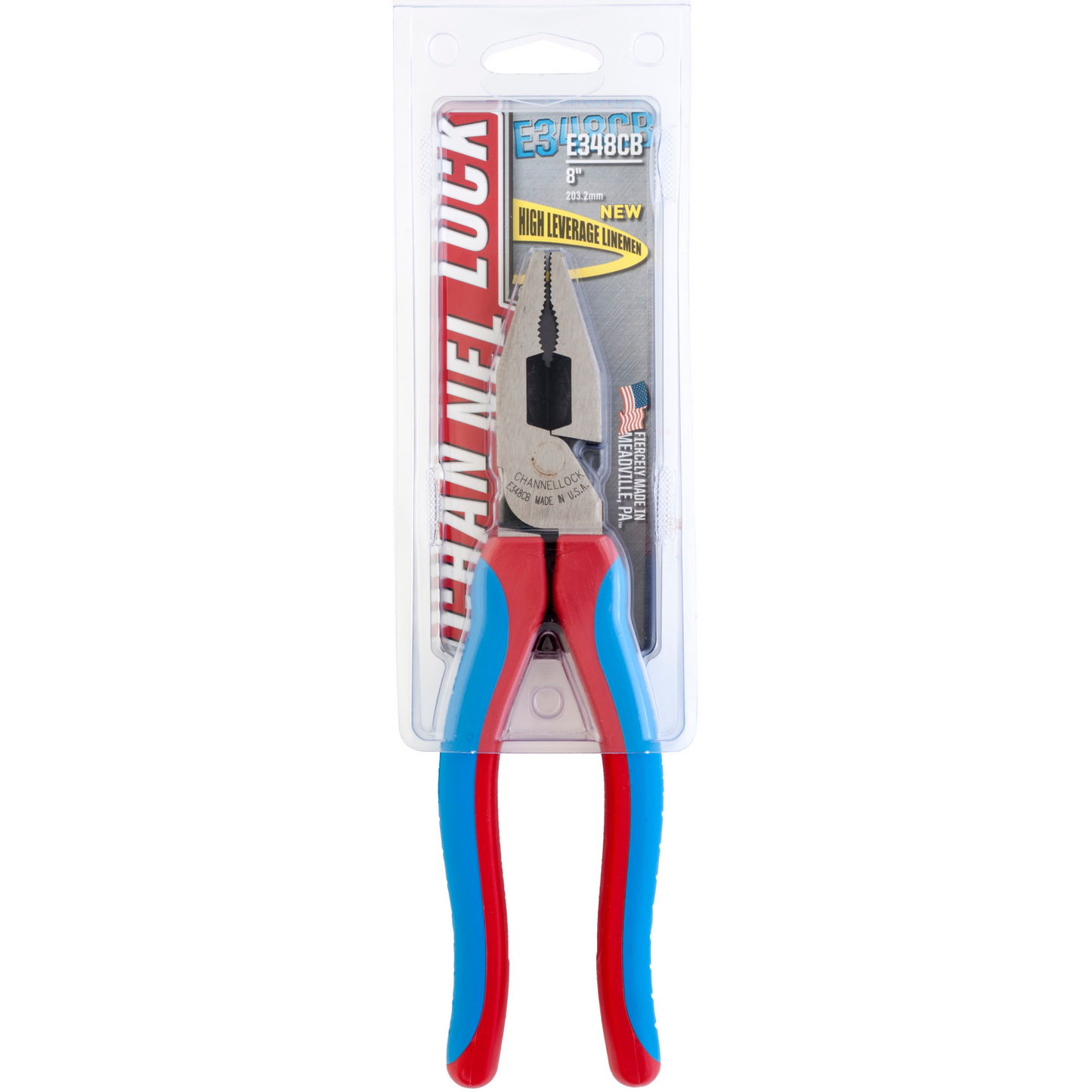Channellock 8-Inch CODE BLUE® XLT™ Combination Linemen's Pliers
