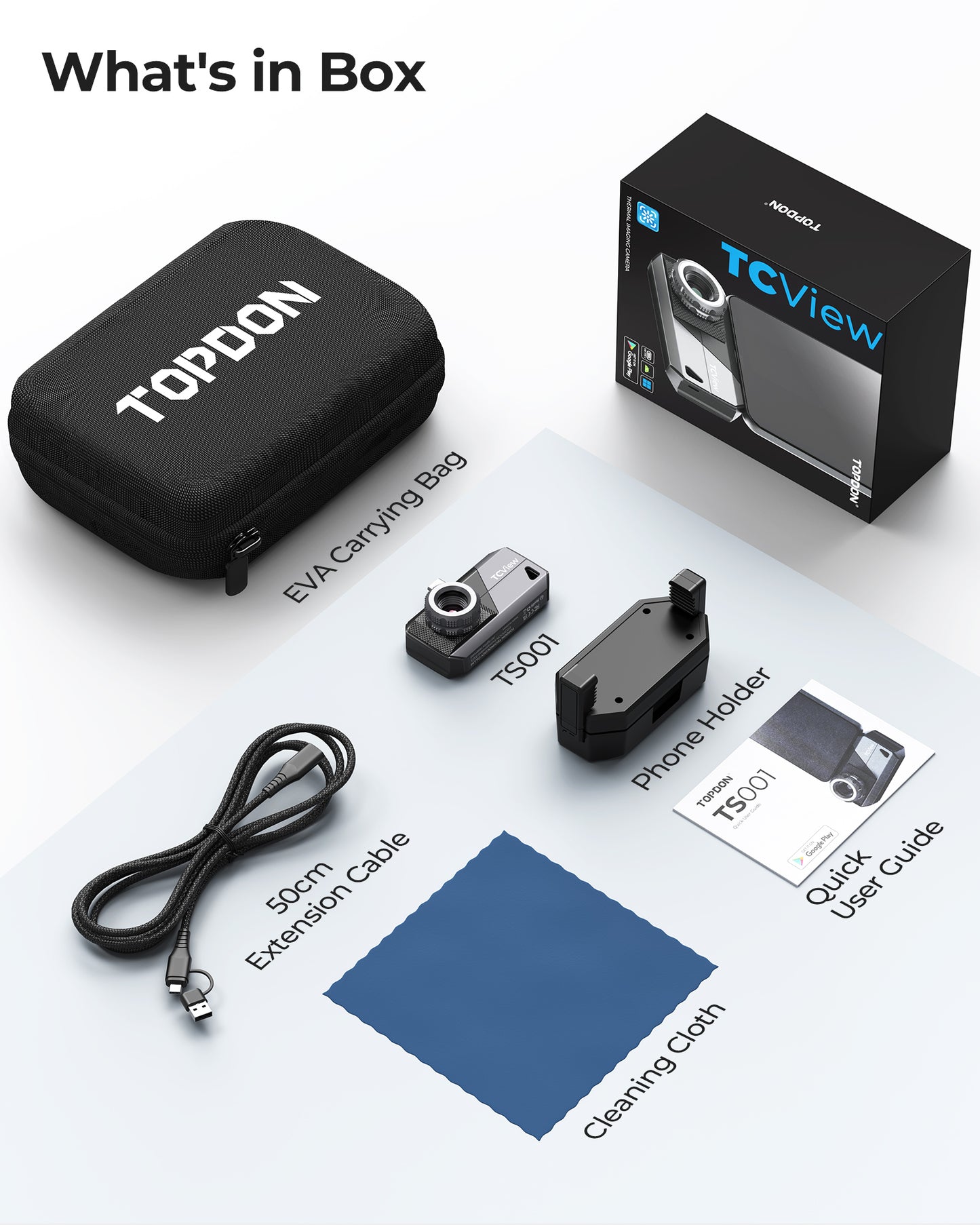 TOPDON Thermal Imaging Camera for Android Devices 9mm Adj. Lens