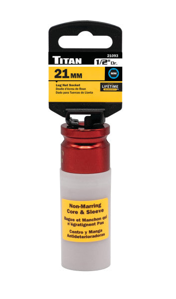 21 mm 1/2 in. Drive Non-Marring Lug Nut Socket (21093)