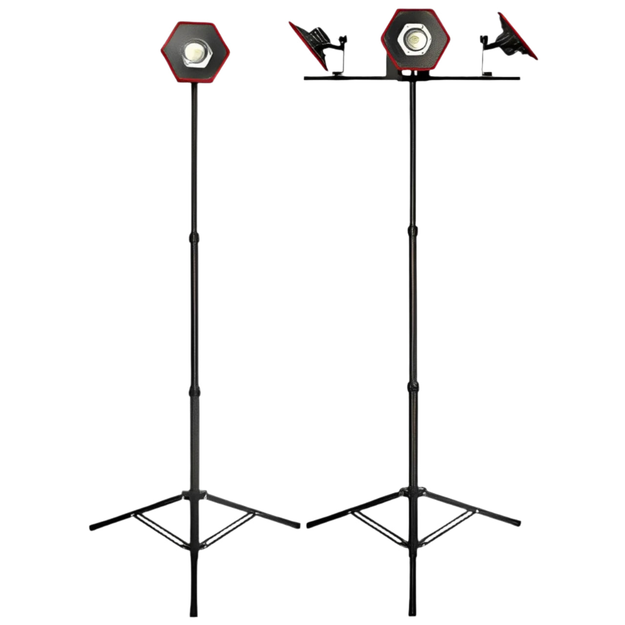 Maxxeon - LUMENATOR Series Heavy Duty Triple Head Telescopic Tripod