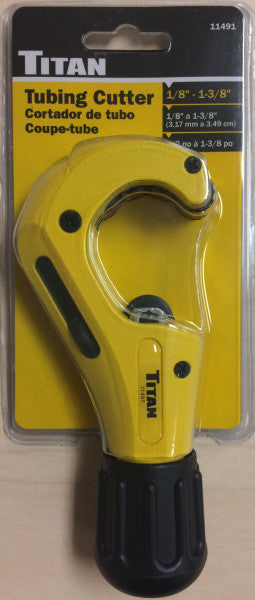 TITAN Tools - 1/8 in. to 1-3/8 in. Tubing Cutter (11491)