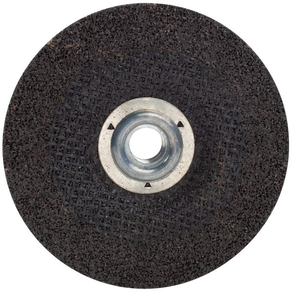 Shark Industries - Depressed Center Type 27 Zirconia Grinding Wheels for Stainless Steel – Hubbed. 4.5″ x 1/4″ x 5/8 - 11NC – 24 Grit