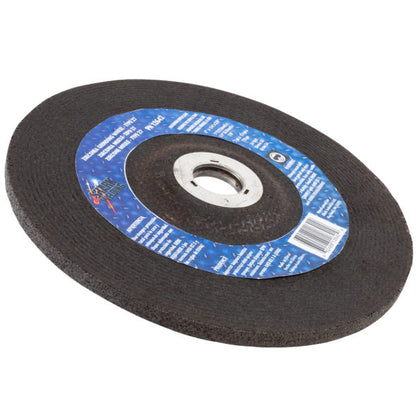 Shark Industries - 5PK - Grinding Wheels Type 27 – Zirconia 7″ x 1/4″ x 7/8 – 24 Grit
