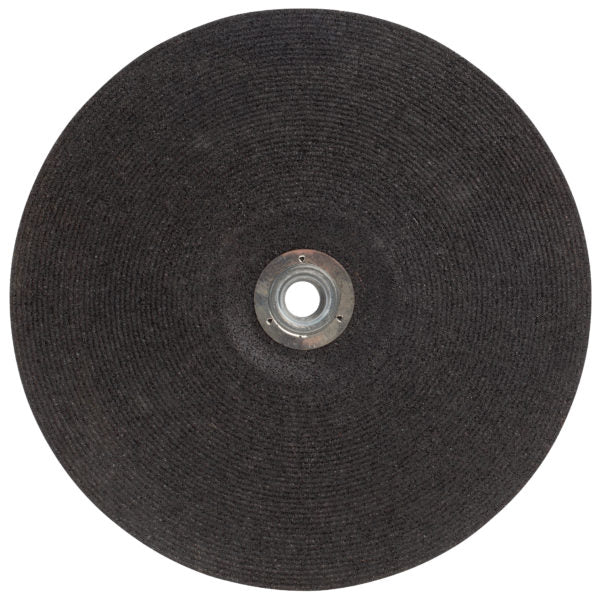 Shark Industries - 9″ Type 27 Aluminum Oxide Grinding Wheel – 1/8″ x 5/8″-11, 24 Grit