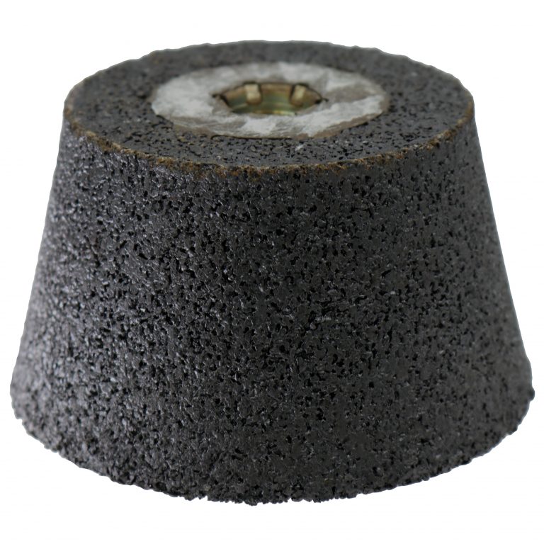 Shark Industries - Type 11 Coarse Cup Style Grinding Wheels – 4/3″, 5/3″, and 6/4″ Diameters x 2″ Height x 5/8-11 NC Arbor