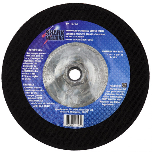 Shark Industries - Type 27 Grinding Wheel – 7″x 1/4″ x 5/8-11