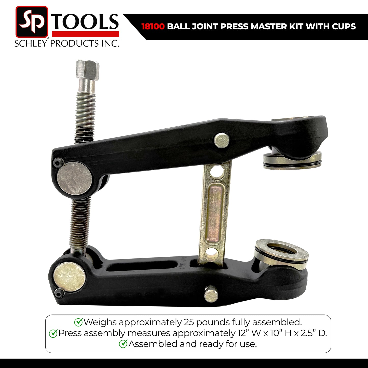 Schley Tools - HIGH PRESSURE BALL JOINT PRESS