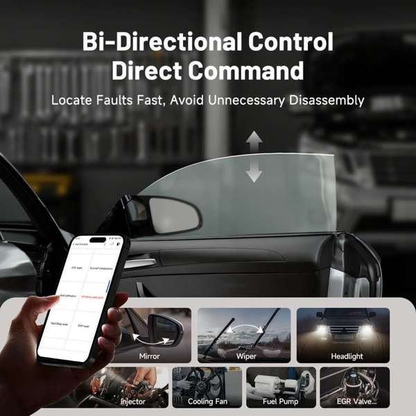 TOPDON Pocket-Size Bluetooth Scan Tool w/Bi-Directional Controls
