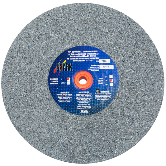 Shark Industries - Bench Seat Grinding Wheel – Type 1 – Size 10″ Aluminum Oxide