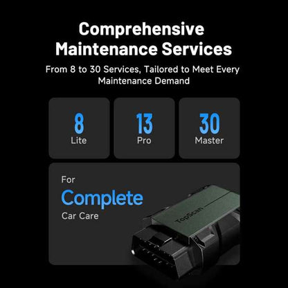 TOPDON Pocket-Size Bluetooth Scan Tool w/Bi-Directional Controls