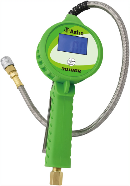 Astro Pneumatic - Digital Tire Inflator w/ Stainless Steel Hose - Green