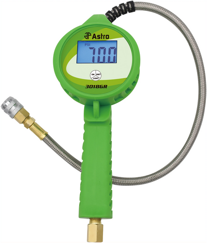 Astro Pneumatic - Digital Tire Inflator w/ Stainless Steel Hose - Green