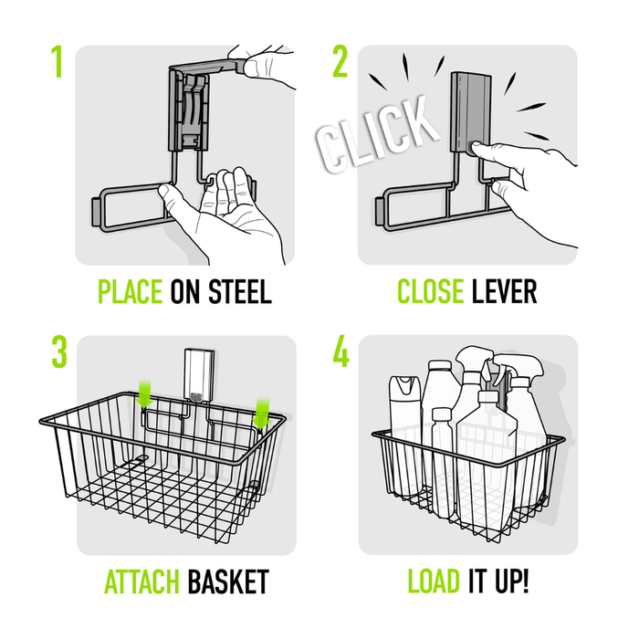 Gator Magnetics - Large Utility Magnetic Basket - Holds up to 35 lbs
