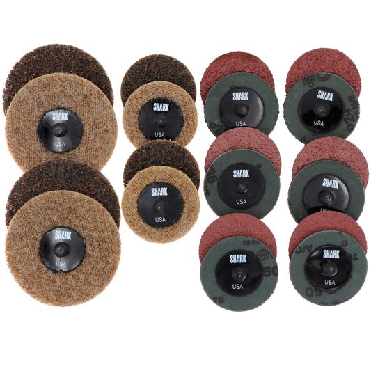 Shark Industries - 20 PCS. 2″ & 3″ Kit – Mini Grinding & Surface Conditioning