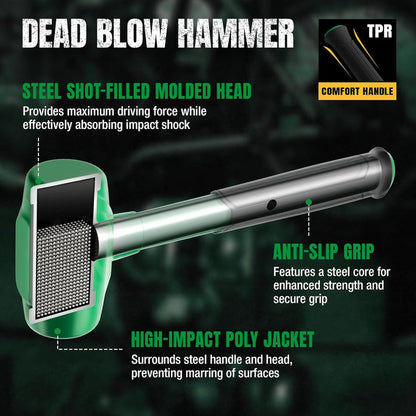 SK Tools USA - 28 oz. Dead Blow Hammer, SK02506
