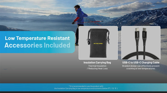 Nitecore Summit 10000 10,000mAh Power Bank for Low Temperatures