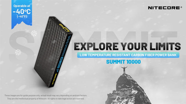 Nitecore Summit 10000 10,000mAh Power Bank for Low Temperatures