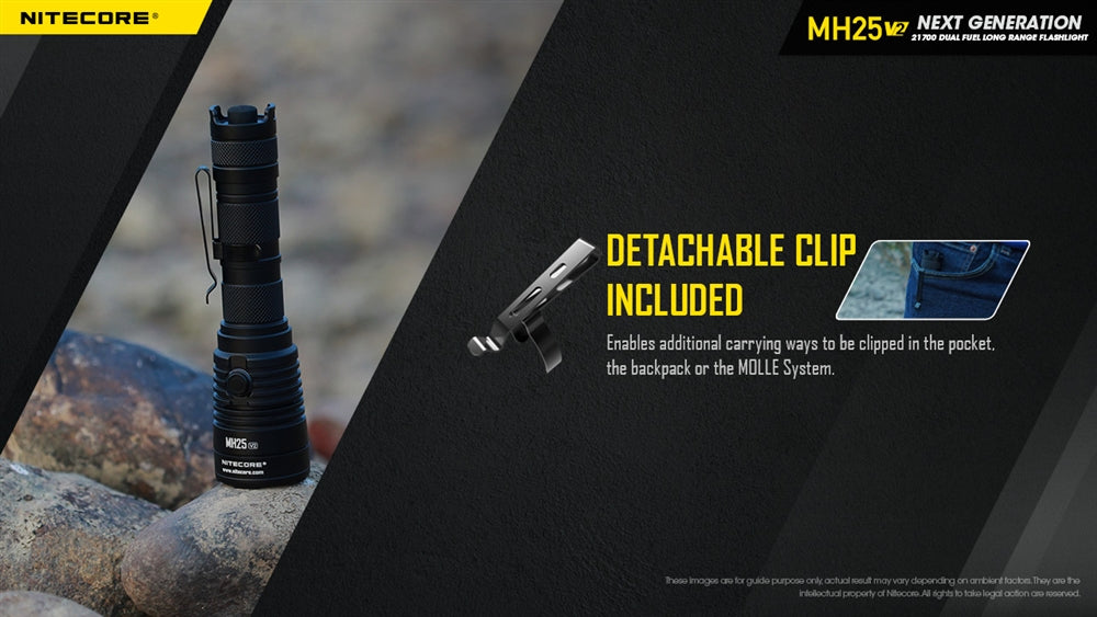 Nitecore MH25 v2 USB-C Rechargeable Flashlight