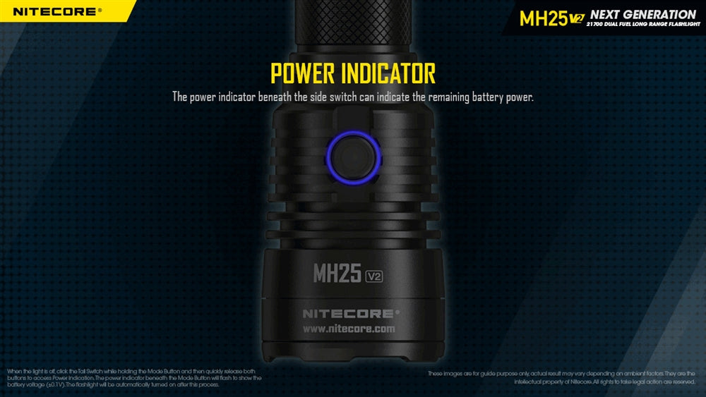 Nitecore MH25 v2 USB-C Rechargeable Flashlight