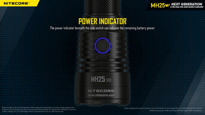 Nitecore MH25 v2 USB-C Rechargeable Flashlight
