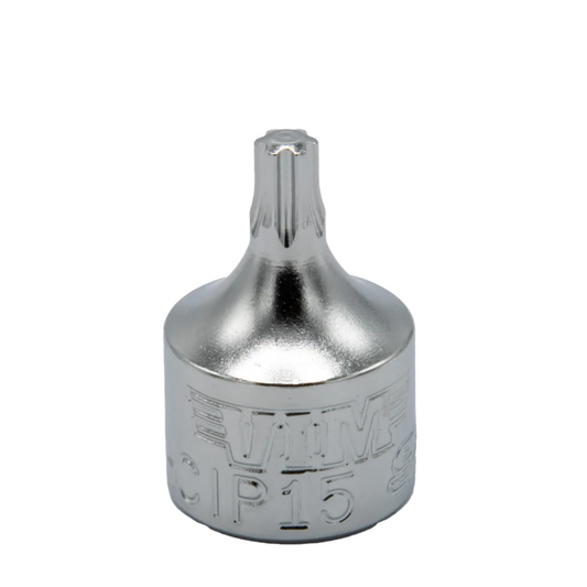 VIM Tools - IP15 Torx Plus Driver, 1/4″ square drive, 3/4″ OAL, S2 steel