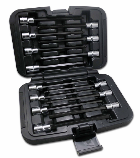 VIM Tools - Long Hex Driver Set SAE, 14 PC