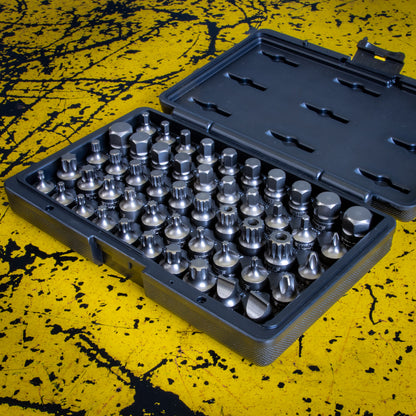 VIM Tools - Impact Master Set, 50 Piece, Half Cut Torx, Hex, Flat, Philips, & XZN Drivers, 3/8″ Sq. Dr.