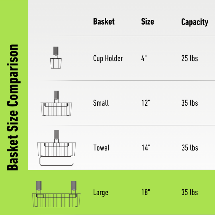Gator Magnetics - Large Utility Magnetic Basket - Holds up to 35 lbs