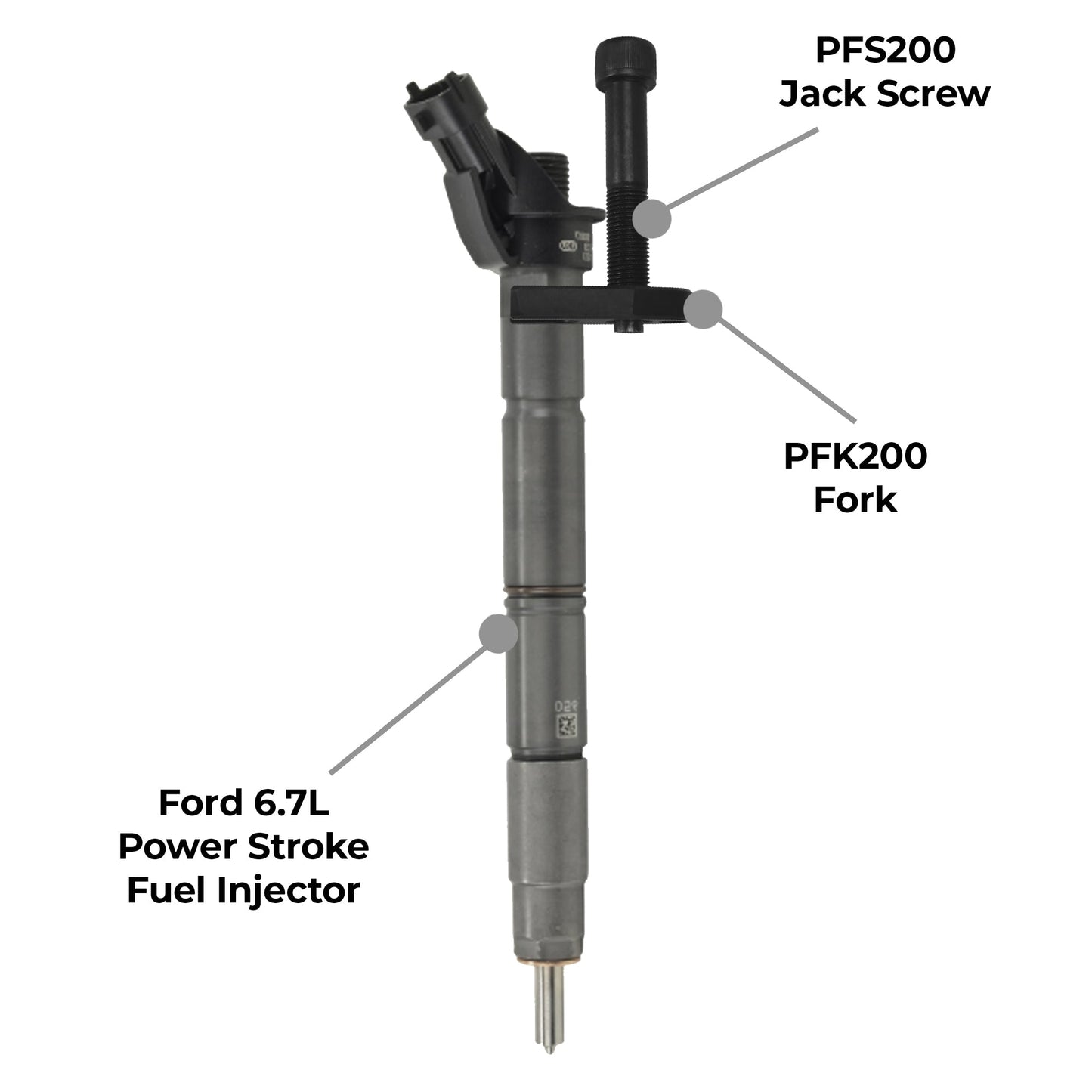 ProMAXX Ford 6.7L Power Stroke Fuel Injector Puller Lift Kit and Pad