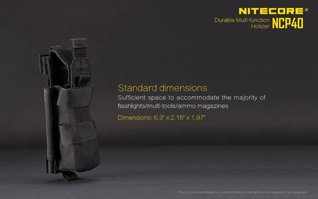 Nitecore NCP40 Holster for Nitecore Tactical Flashlight