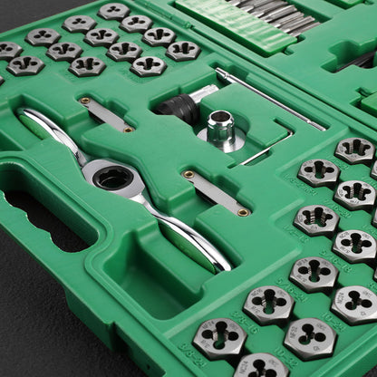 SK Tools USA - 75 Piece Ratcheting Tap and Die Set, #SK01520