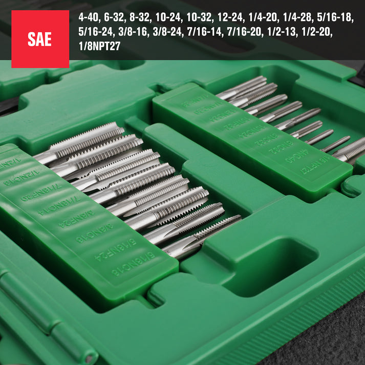 SK Tools USA - 75 Piece Ratcheting Tap and Die Set, #SK01520