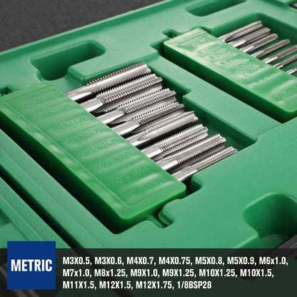 SK Tools USA - 75 Piece Ratcheting Tap and Die Set, #SK01520