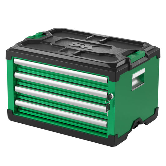 SK Tools USA - Modular Stackable Storage Toolbox, 4-Drawer, #SK03146