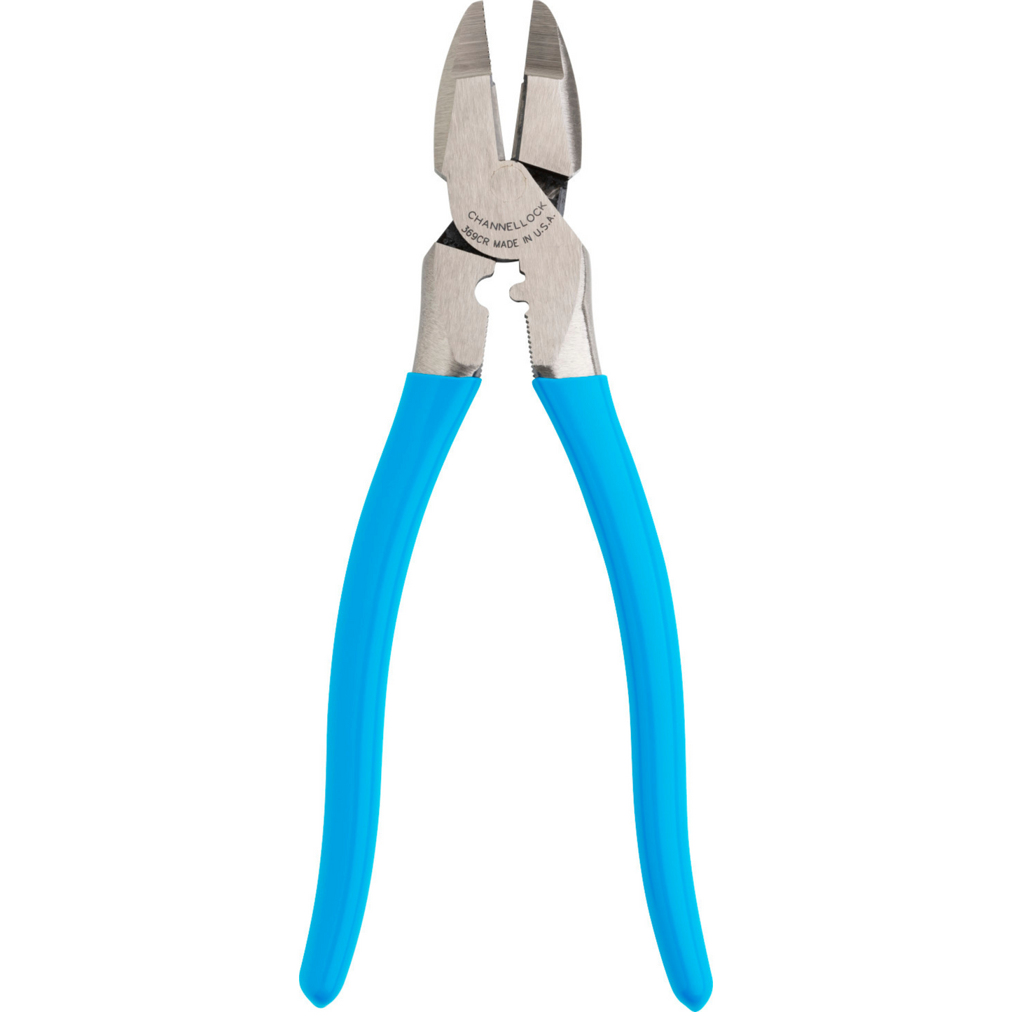 Channellock 9.5-Inch XLT Round Nose Linemen Pliers w/ Crimper