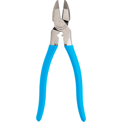 Channellock 9.5-Inch XLT Round Nose Linemen Pliers w/ Crimper