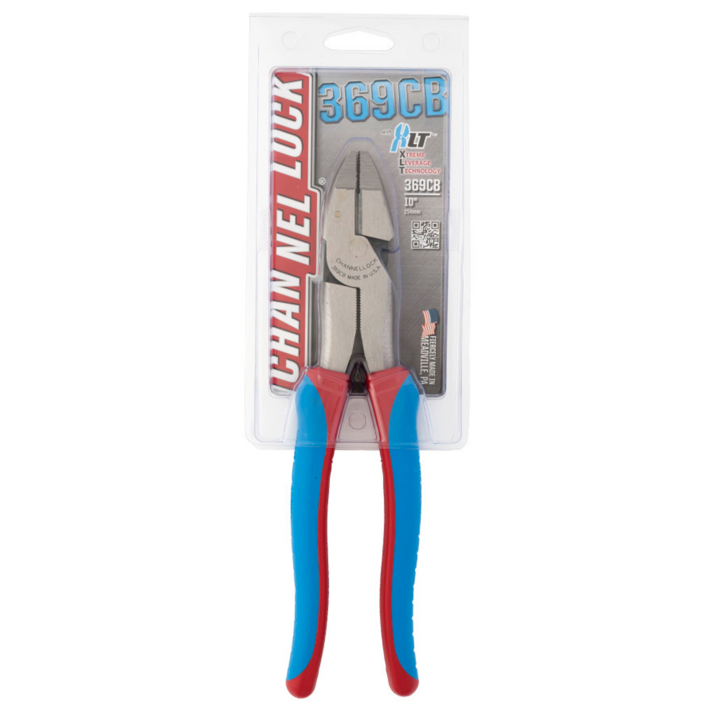 Channellock 9.5-Inch CODE BLUE XLT Round Nose Linemen's Pliers