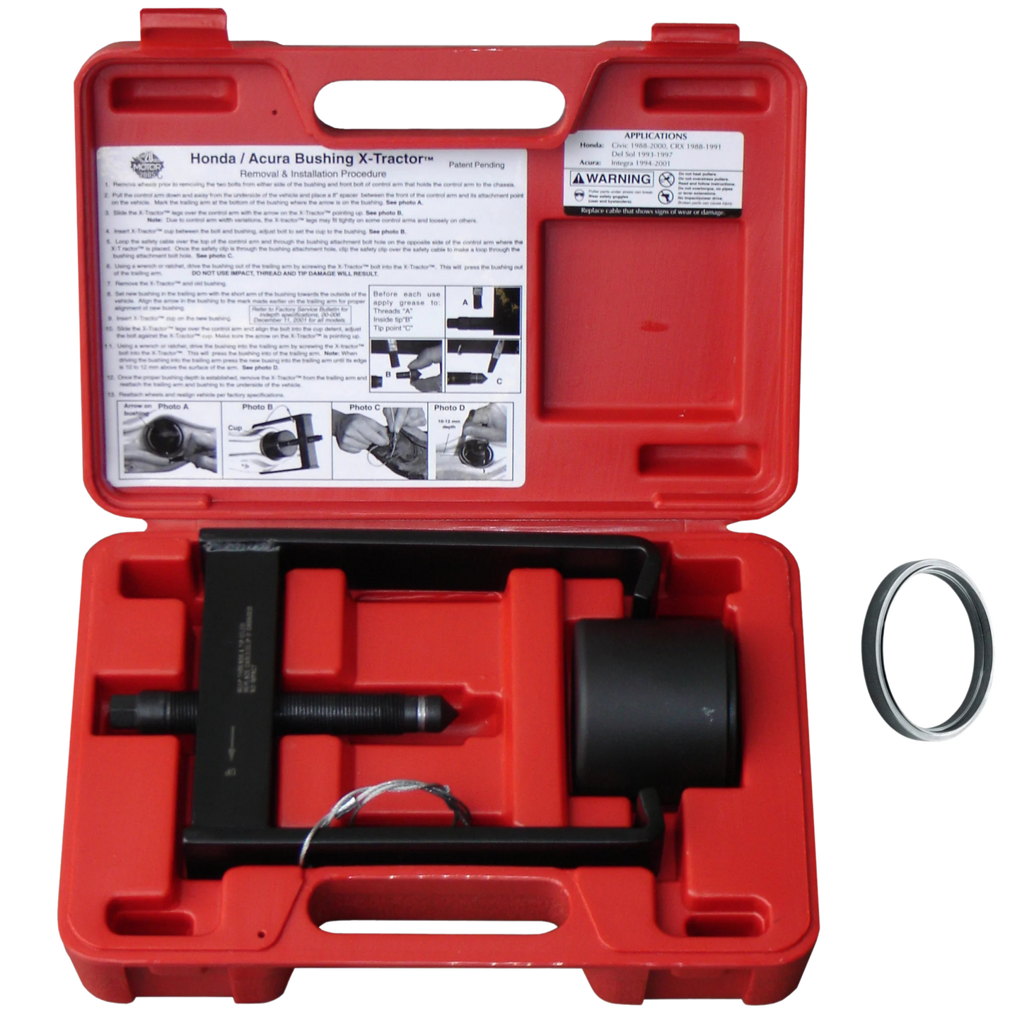 Schley Tools - HONDA/ACURA TRAILING ARM BUSHING REMOVAL AND INSTALLATION KIT