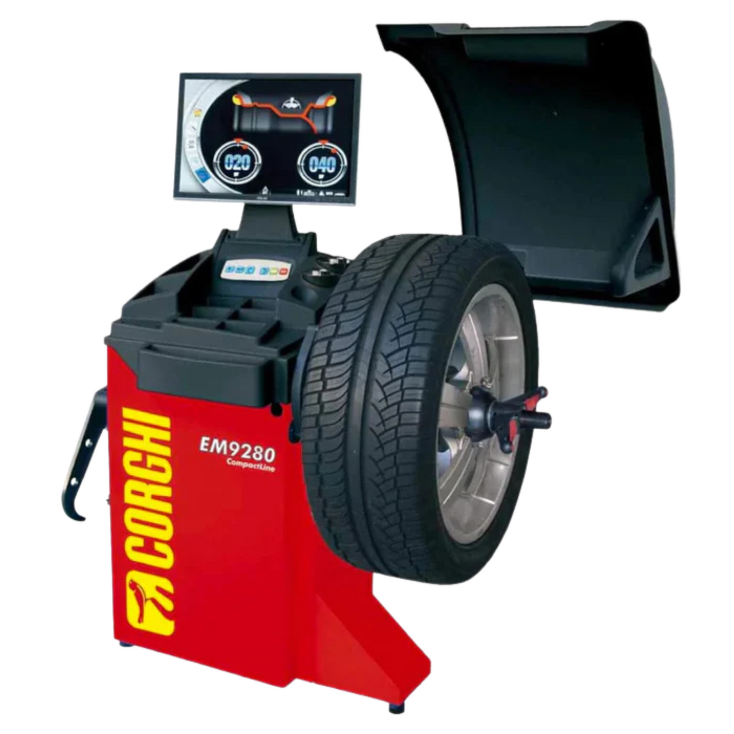 Corghi EM9280 Balancer Graphics Disp Opt (3D Sonar)