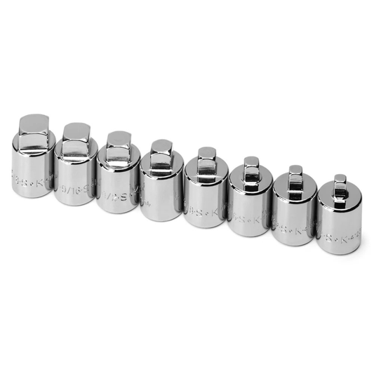 SK Tools USA - 8 Piece 1/2" Drive Male Pipe Plug Socket Set