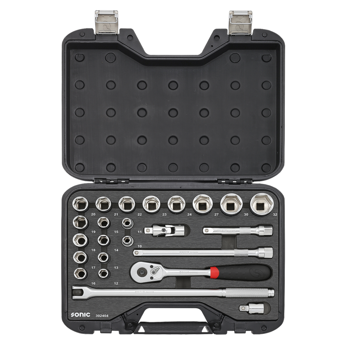 Sonic Tools - MCS Metric Socket Set 1/2", 24-pcs