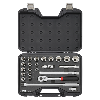 Sonic Tools - MCS Metric Socket Set 1/2", 24-pcs