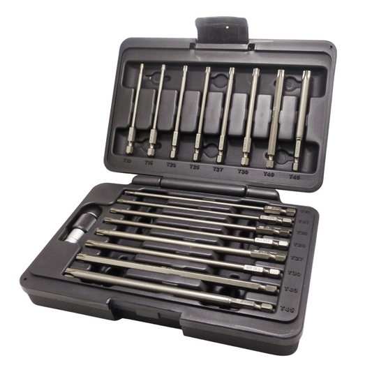 VIM Tools - Power Drive TORX Plus Bit Set, IP10 thru IP45, 17 piece Set
