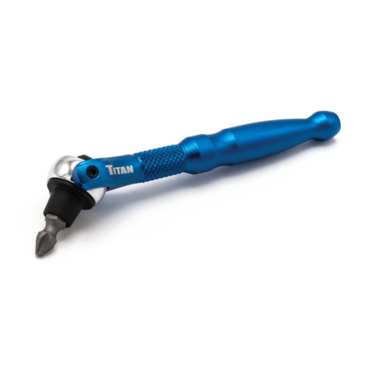 1/4 in. Drive Aluminum Swivel Head Ratcheting Micro Bit Driver (11317)