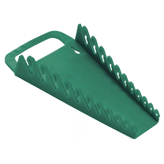 SK Tools USA - Green Plastic Wrench Rack for 15 Tools
