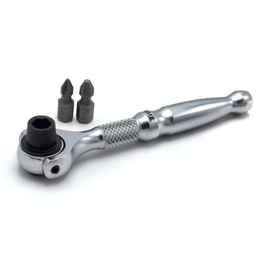 1/4 in. Drive Ratcheting Swivel Head Micro Bit Driver (11318)