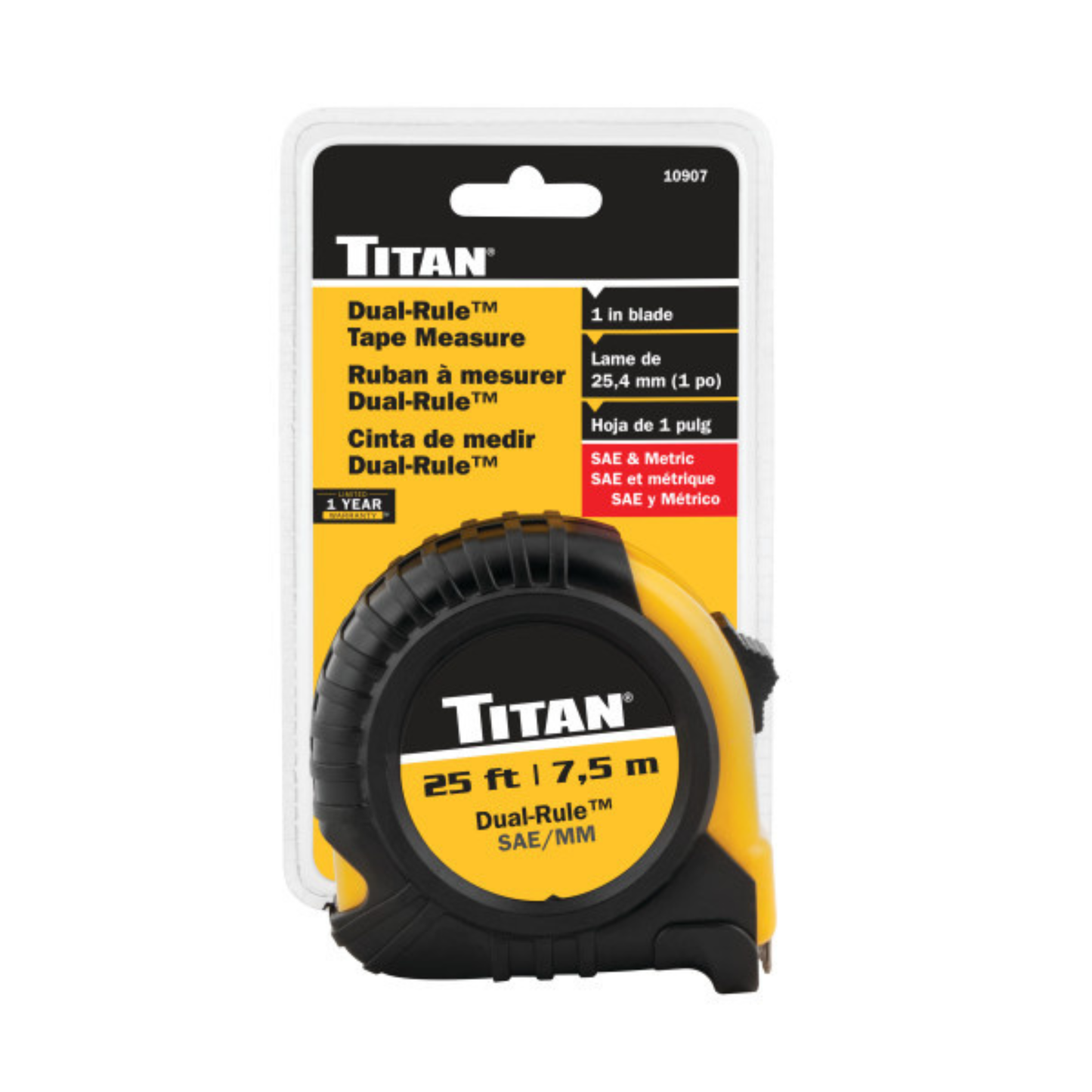 25 ft. Dual-Rule Tape Measure (10907)
